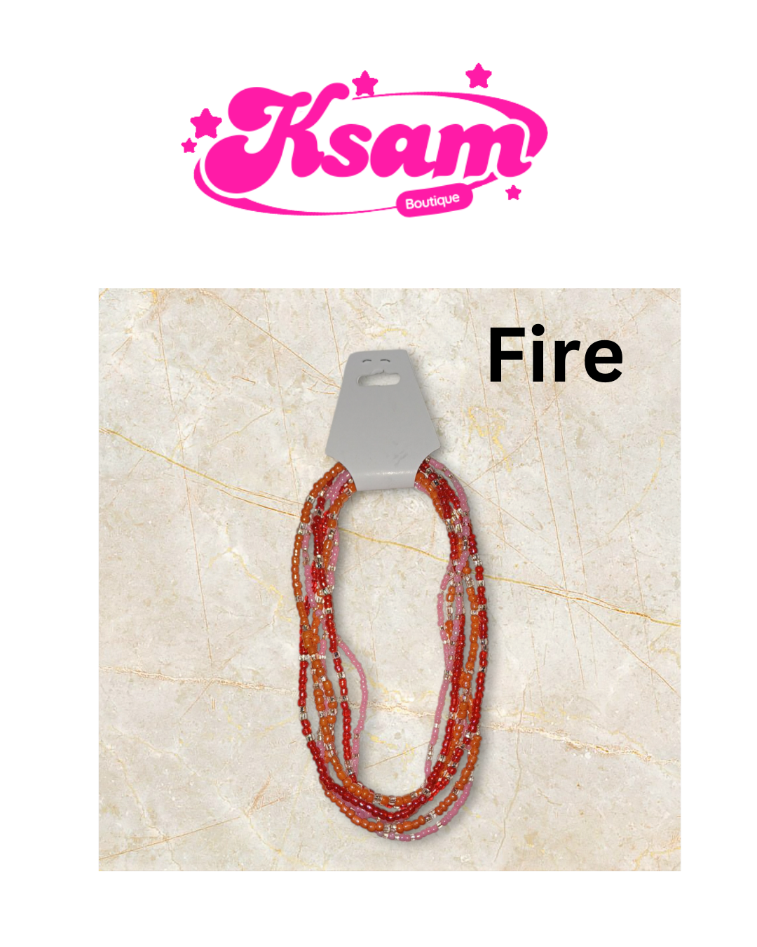 3 set of Waist Beads Elastic