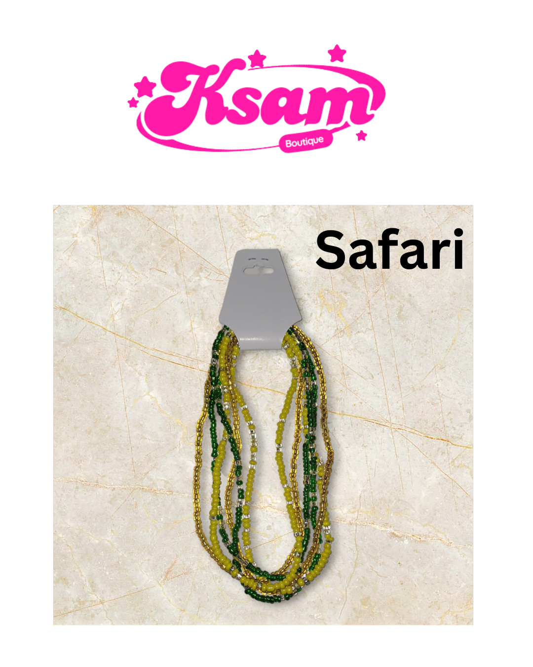 3 set of Waist Beads Elastic