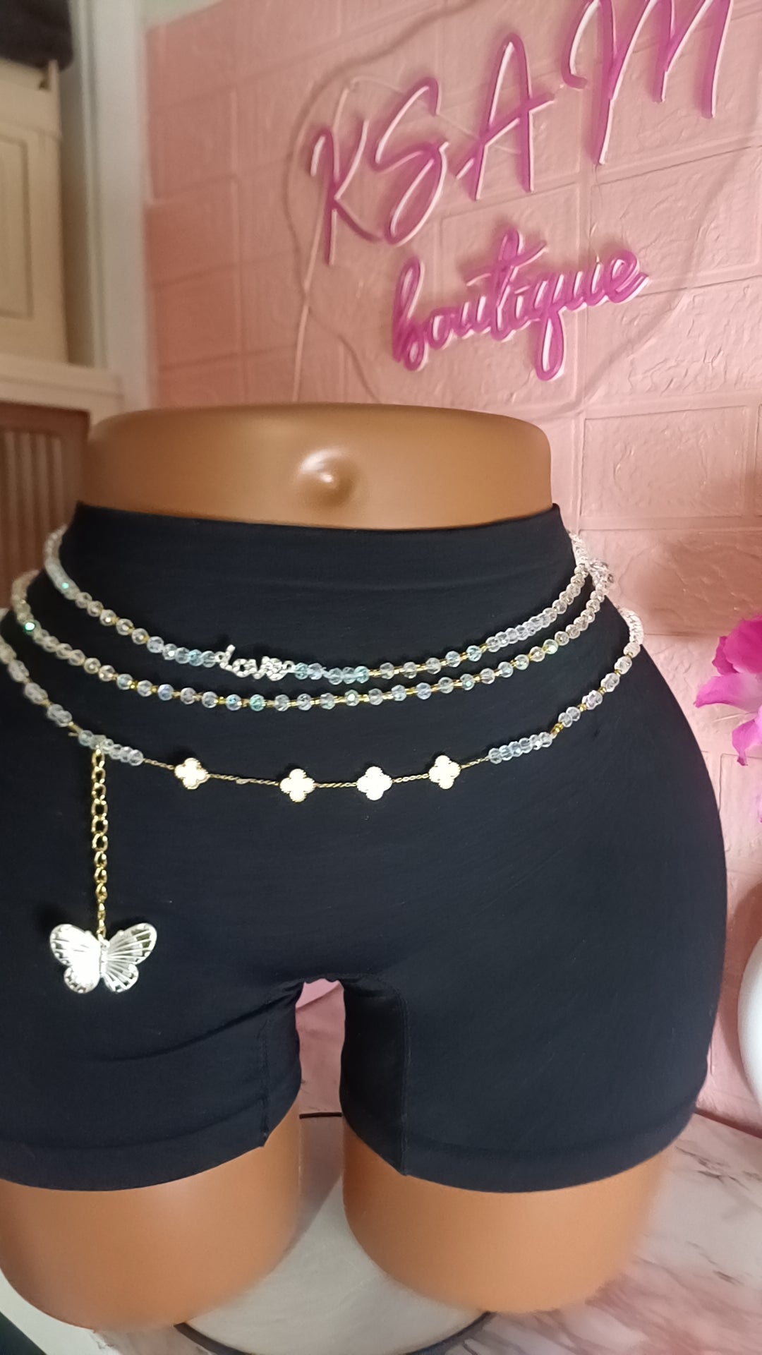 3 set of waistbeads - elastic