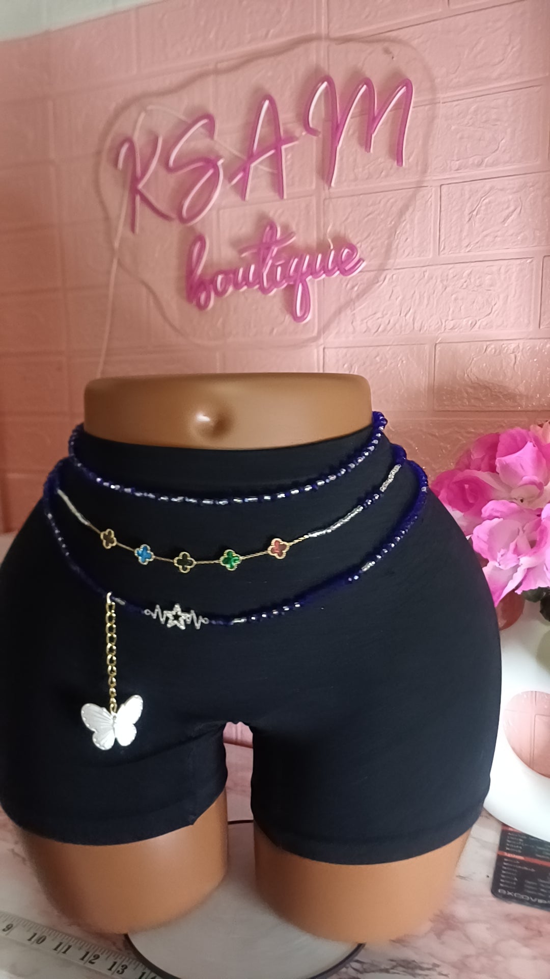 3 set of waistbeads - elastic