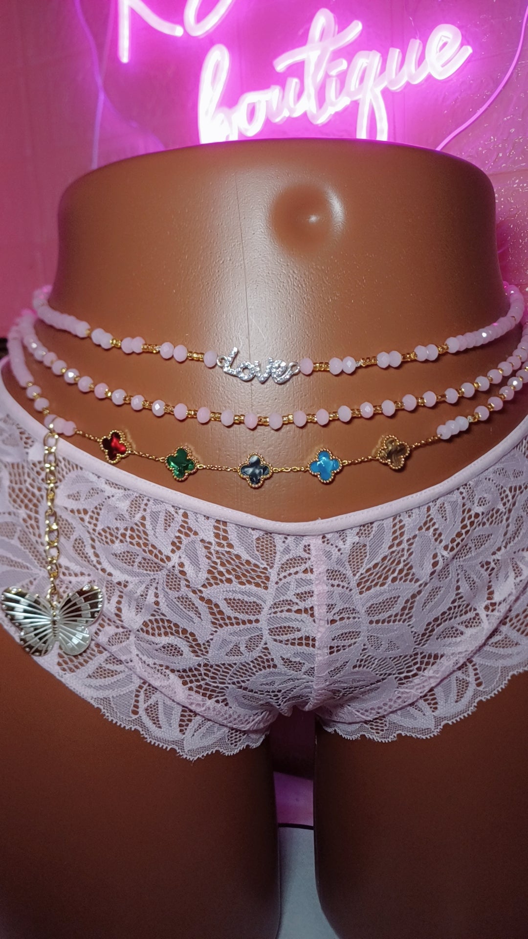 3 set of waistbeads - elastic