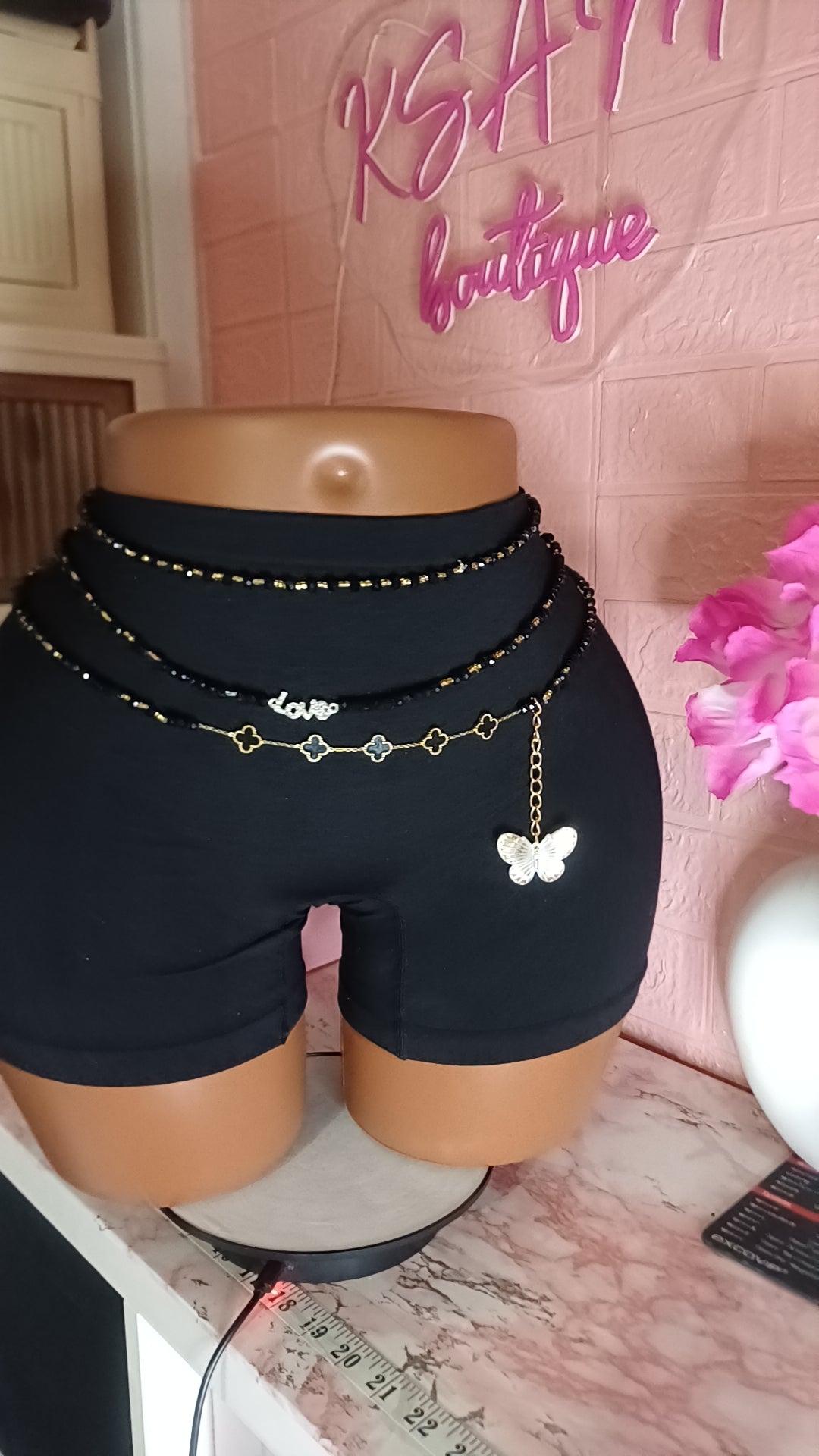 3 set of waistbeads - elastic