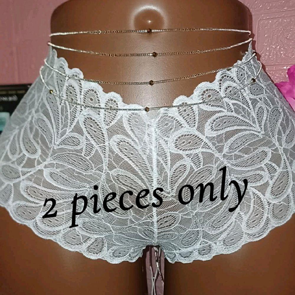 2 singles tie on mini Waist Beads size 46 inches -